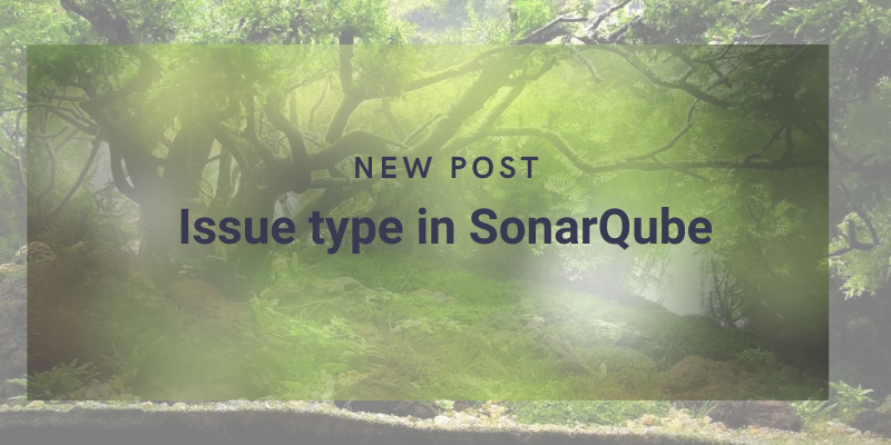 Types of issues in SonarQube cover