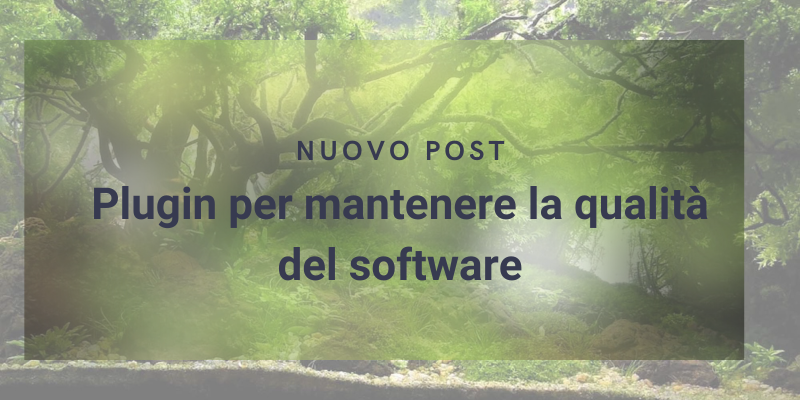 Portada de Plugin per mantenere la qualità del software