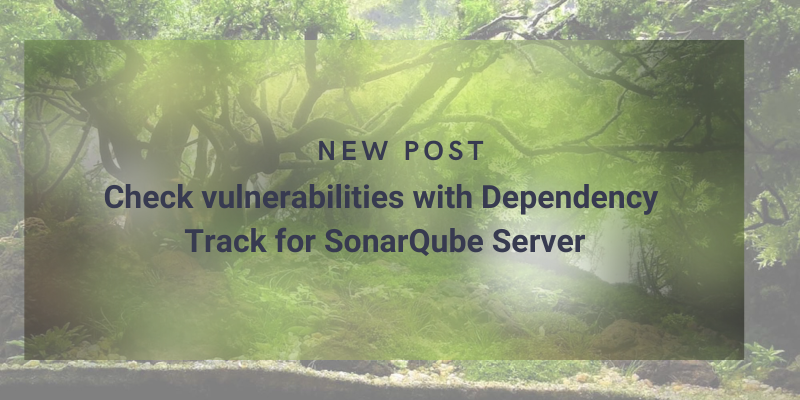 Check vulnerabilities with Dependency Track for SonarQube Server cover