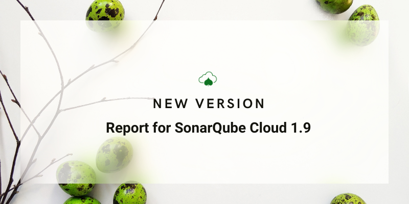 Report for SonarQube Cloud 1.9 cover