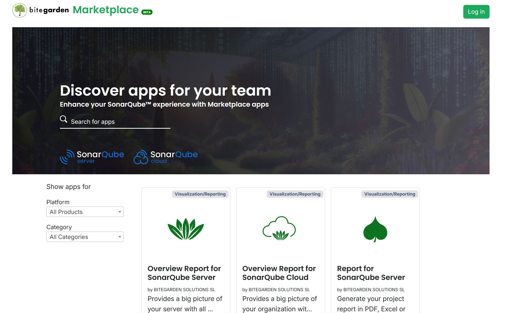Home bitegarden Marketplace