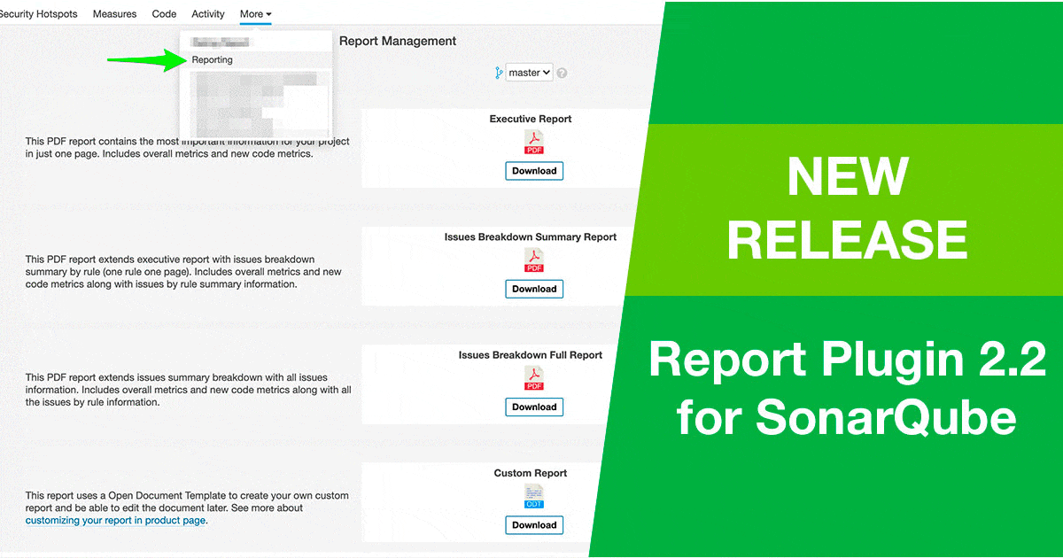 Portada de Report Plugin 2.2 y HotSpots de Seguridad